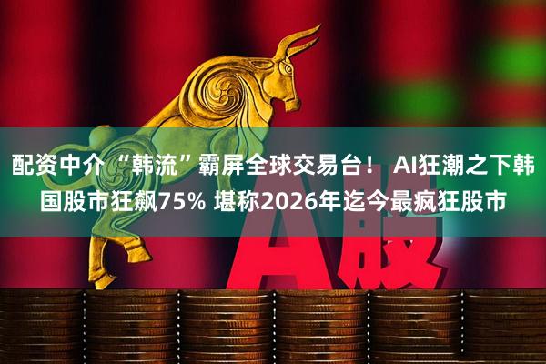配资中介 “韩流”霸屏全球交易台！ AI狂潮之下韩国股市狂飙75% 堪称2026年迄今最疯狂股市